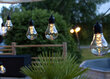 Lamppusarja musta 10 LED AA 1,8W 405x11cm Hehku 728-98 hinta ja tiedot | Jouluvalot | hobbyhall.fi