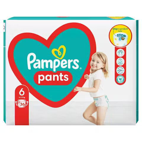 Vaipat Pampers Pants Maxi Pack S6 36 kpl. x 3 kpl.