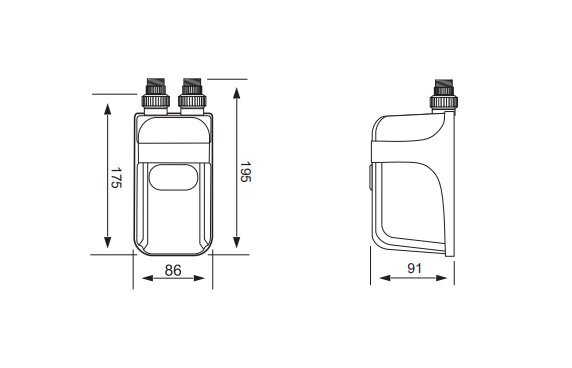 Lämmityselementti Dafi 3,7 kW 230 V läpivirtausvesivaraaja hinta ja tiedot | Lämminvesivaraajat | hobbyhall.fi