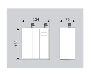 Välillinen lämminvesivaraaja, Wijas, 7000W hinta ja tiedot | Lämminvesivaraajat | hobbyhall.fi