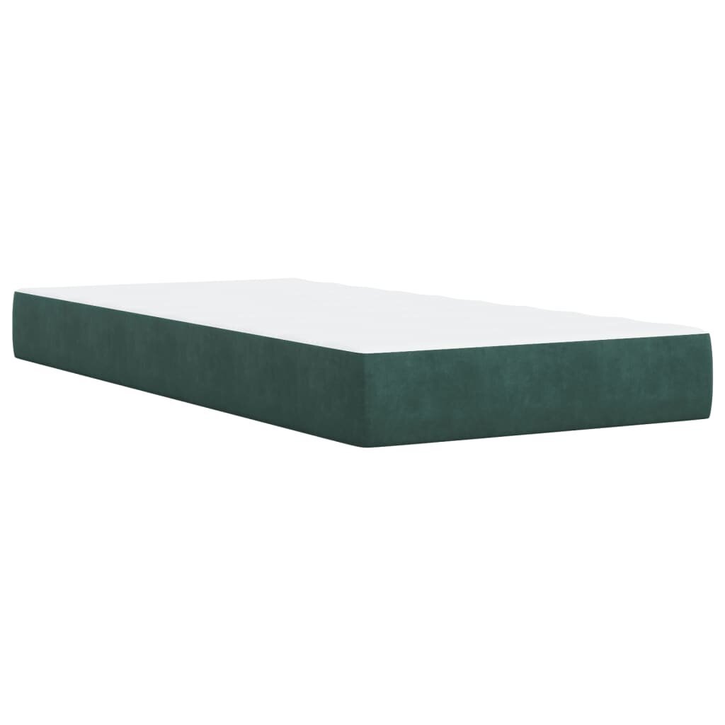 vidaXL Continental Bed patja Green Velvet 80x200 cm hinta ja tiedot | Sängyt | hobbyhall.fi