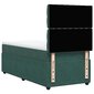 vidaXL Continental Bed patja Green Velvet 80x200 cm hinta ja tiedot | Sängyt | hobbyhall.fi