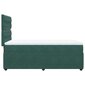 vidaXL Continental Bed patja Green Velvet 80x200 cm hinta ja tiedot | Sängyt | hobbyhall.fi