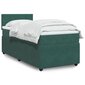 vidaXL Continental Bed patja Green Velvet 80x200 cm hinta ja tiedot | Sängyt | hobbyhall.fi