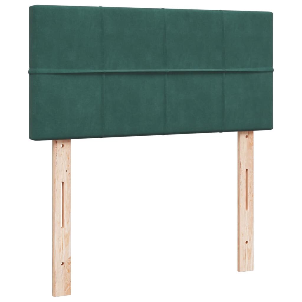 vidaXL Continental Bed patja Green Velvet 80x200 cm hinta ja tiedot | Sängyt | hobbyhall.fi