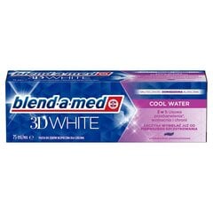 Hammastahna Blend A Med 3D White Cool Water, 75ml x 4 kpl. hinta ja tiedot | Suuhygienia | hobbyhall.fi