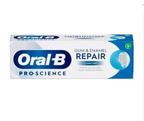 Hammastahna ORAL B Gum & Enamel Extra Fresh, 75ml x 2 kpl. hinta ja tiedot | Suuhygienia | hobbyhall.fi