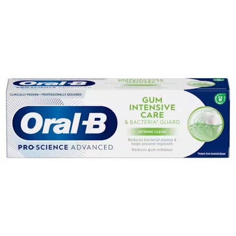 Hammastahna ORAL B Intensive Care & Bacteria Guard, 75ml x 2 kpl. hinta ja tiedot | Suuhygienia | hobbyhall.fi