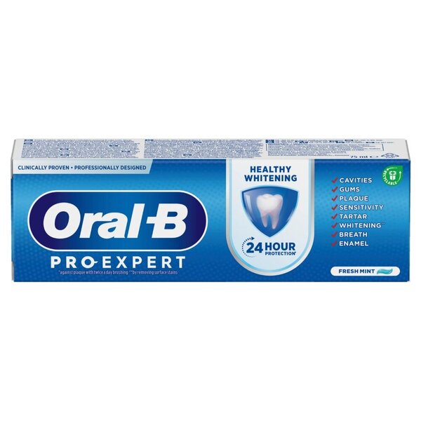 Hammastahna Oral-B Pro Expert Healthy White, 75ml x 2 kpl.