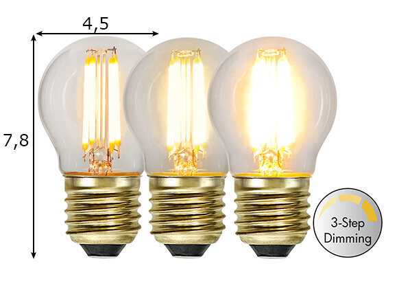 Koristeellinen LED sähkölamppu E27 4 W hinta ja tiedot | Lamput | hobbyhall.fi