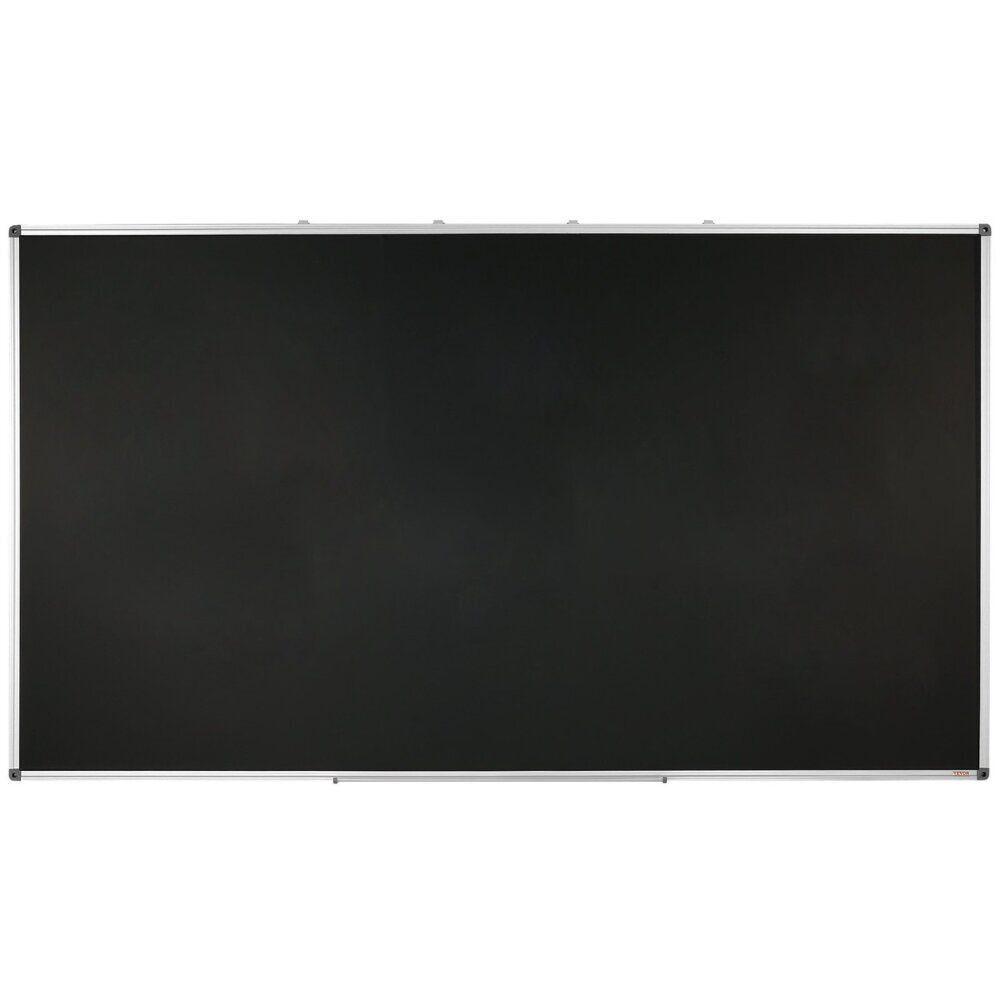 Liitutaulu alumiinikehyksellä Vevor, musta, 175 x 100 cm hinta ja tiedot | Toimistotarvikkeet | hobbyhall.fi