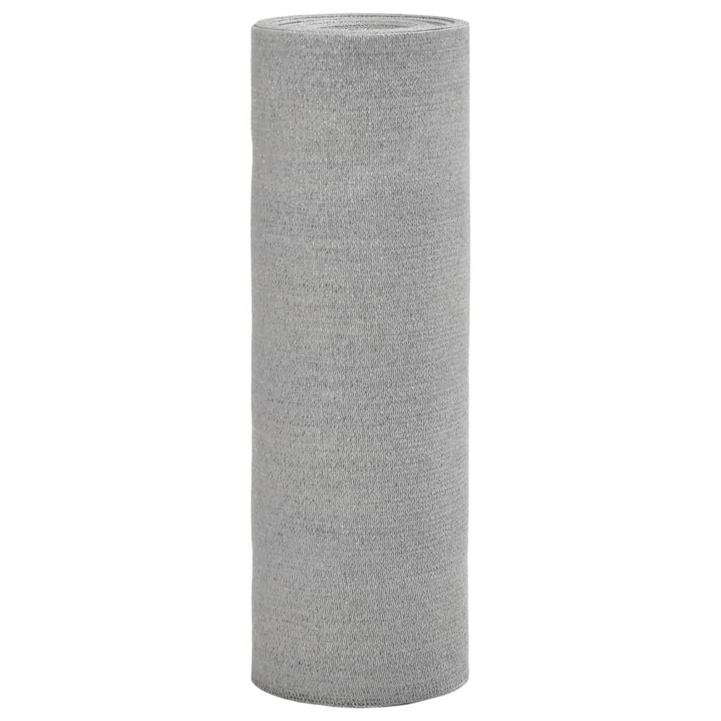 vidaXL Shade Net Light Grey 1,2x10 m HDPE 75 g/m² hinta ja tiedot | Aurinkovarjot ja markiisit | hobbyhall.fi