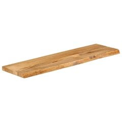 vidaXL Pöytälevy Natural Edge 110x20x3,8 cm mangopuuta hinta ja tiedot | Työtasot | hobbyhall.fi