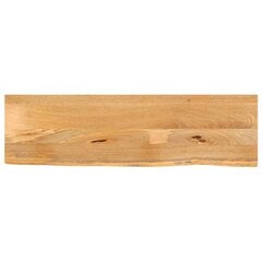 vidaXL Pöytälevy Natural Edge 110x20x3,8 cm mangopuuta hinta ja tiedot | Työtasot | hobbyhall.fi