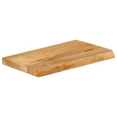 vidaXL Pöytälevy Natural Edge 40x20x3,8 cm mangopuuta hinta ja tiedot | Työtasot | hobbyhall.fi