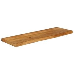 vidaXL Pöytälevy Natural Edge 110x20x3,8 cm mangopuuta hinta ja tiedot | Työtasot | hobbyhall.fi