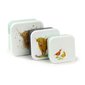 3 lounaslaatikon setti M/L/XL - Highland Coo Cow hinta ja tiedot | Elintarvikkeiden säilytysastiat | hobbyhall.fi