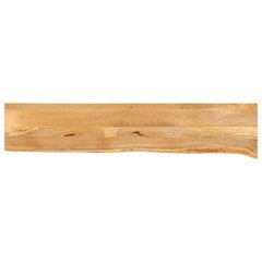 vidaXL Pöytälevy Natural Edge 160x20x3,8 cm mangopuuta hinta ja tiedot | Työtasot | hobbyhall.fi