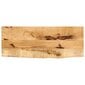 vidaXL Pöytälevy 80x20x2,5cm Natural Edge Raaka mangopuu hinta ja tiedot | Työtasot | hobbyhall.fi