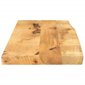 vidaXL Pöytälevy 80x20x2,5cm Natural Edge Raaka mangopuu hinta ja tiedot | Työtasot | hobbyhall.fi