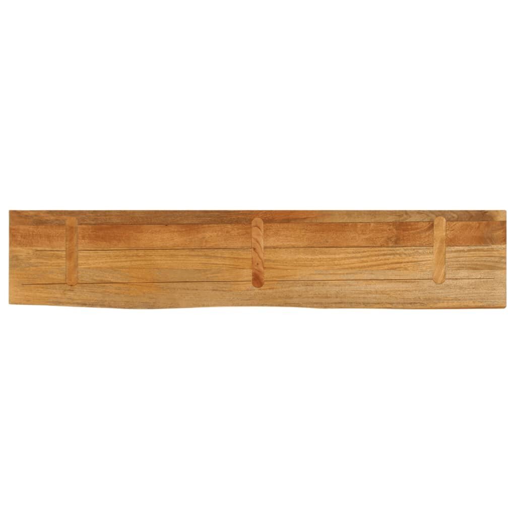 vidaXL Pöytälevy Natural Edge 160x20x3,8 cm mangopuuta hinta ja tiedot | Työtasot | hobbyhall.fi