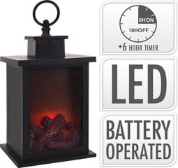 Koriste LED-lyhty - takka 24 cm hinta ja tiedot | Joulukoristeet | hobbyhall.fi