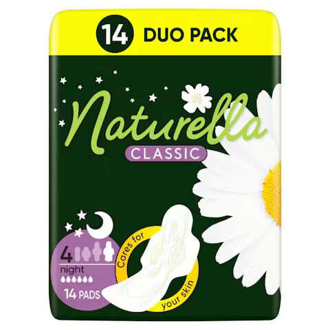 Hygieniapakkaukset Naturella Class, S4, 14 kpl. x 4 kpl. hinta ja tiedot | Tamponit ja terveyssiteet | hobbyhall.fi