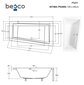 Kylpyamme Besco Intima -paneelilla, 150x85 cm, oikea hinta ja tiedot | Kylpyammeet | hobbyhall.fi