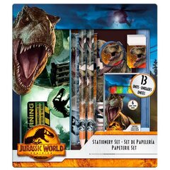 Jurassic World paperitavarat asetettu 13kpl hinta ja tiedot | Toimistotarvikkeet | hobbyhall.fi