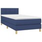 vidaXL Continental Bed Patja, Sininen, Kangas, 90x190 cm hinta ja tiedot | Sängyt | hobbyhall.fi