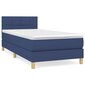 vidaXL Continental Bed Patja, Sininen, Kangas, 90x190 cm hinta ja tiedot | Sängyt | hobbyhall.fi