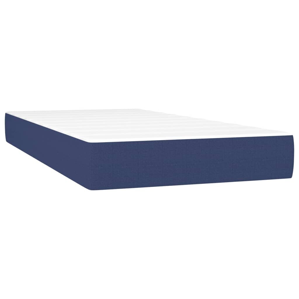 vidaXL Continental Bed Patja, Sininen, Kangas, 90x190 cm hinta ja tiedot | Sängyt | hobbyhall.fi