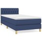 vidaXL Continental Bed Patja, Sininen, Kangas, 90x190 cm hinta ja tiedot | Sängyt | hobbyhall.fi