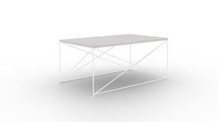 Kahvipöytä ADRK Furniture Dante, valkoinen/harmaa hinta ja tiedot | Sohvapöydät | hobbyhall.fi