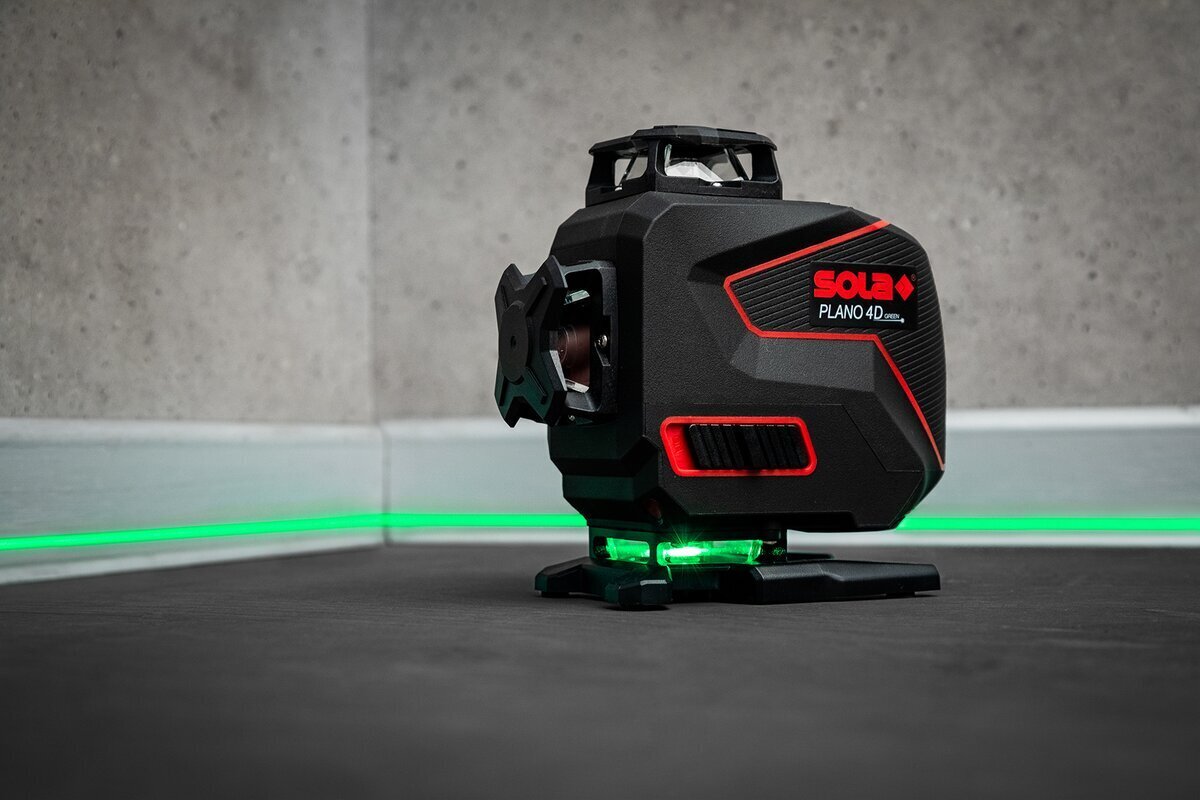 Lasermittari Sola Plano 4D green 360° hinta ja tiedot | Käsityökalut | hobbyhall.fi