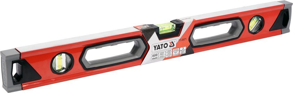 Vesivaaka Yato YT-30071, 60 cm, 3 L, 0,5 mm/m hinta ja tiedot | Käsityökalut | hobbyhall.fi