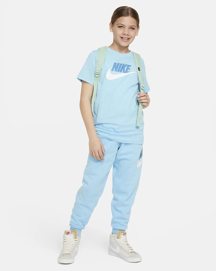 Nike T-Paita K Nsw Tee Futura Icon Td Blue AR5252 407 AR5252 407/L hinta ja tiedot | Tyttöjen paidat | hobbyhall.fi