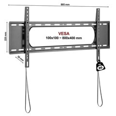 Fiber Novelty C5 F 45-90'' hinta ja tiedot | TV-seinätelineet | hobbyhall.fi