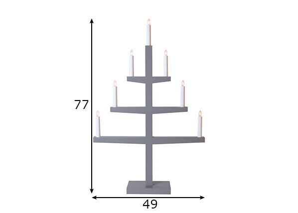 Kynttelikkö Tripp hinta ja tiedot | Joulukoristeet | hobbyhall.fi
