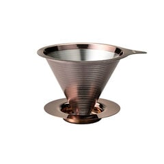 Hario - Pink Gold Double Mesh Dripper - Kaksinkertainen verkkoastiaputki hinta ja tiedot | Hario Kodinkoneet ja kodinelektroniikka | hobbyhall.fi