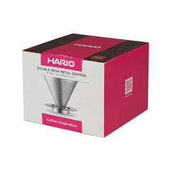 Hario - Pink Gold Double Mesh Dripper - Kaksinkertainen verkkoastiaputki hinta ja tiedot | Hario Kodinkoneet ja kodinelektroniikka | hobbyhall.fi