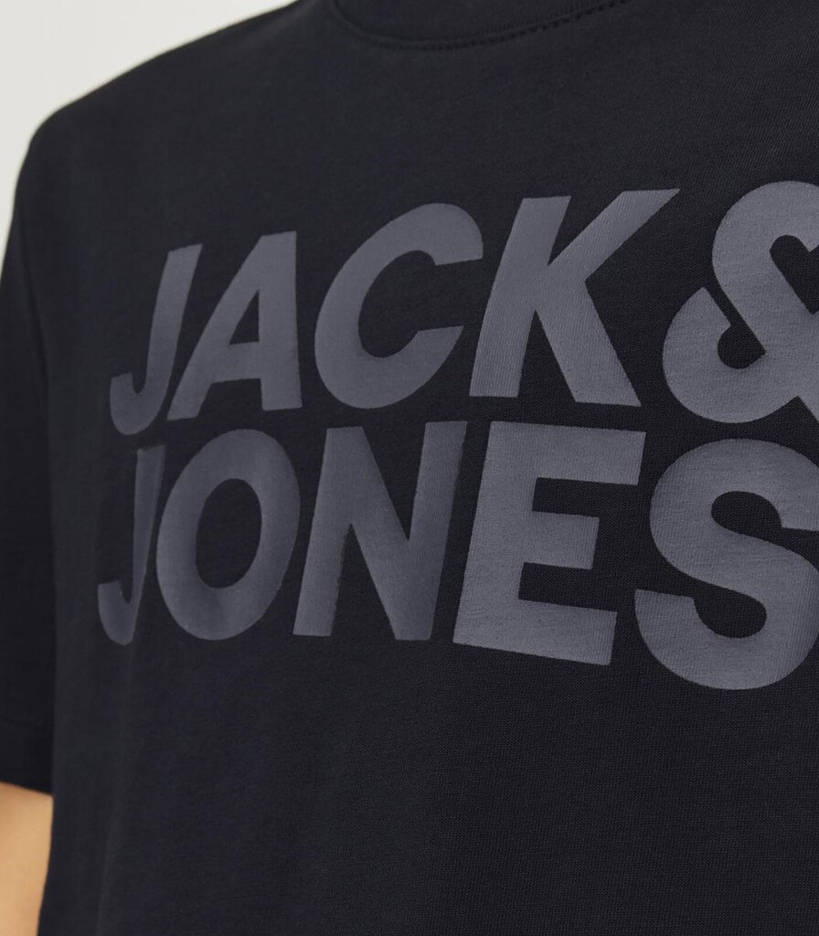 Jack & Jones lasten T-paita 12152730*06, musta 5715425367816 hinta ja tiedot | Naisten T-paidat | hobbyhall.fi