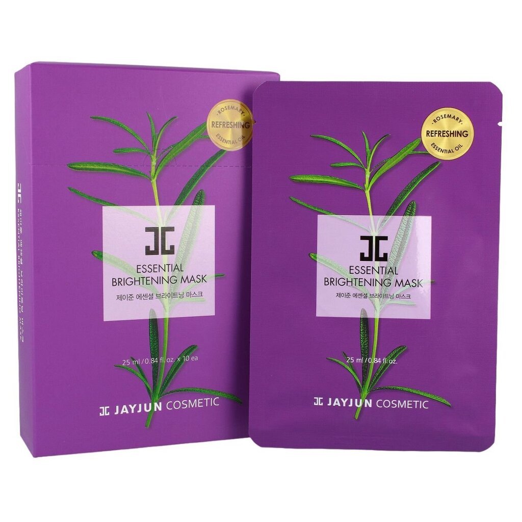 JAYJUN Essential kirkastava naamio 25ml (I) - Sheet Mask hinta ja tiedot | Kasvonaamiot ja silmänalusaamiot | hobbyhall.fi