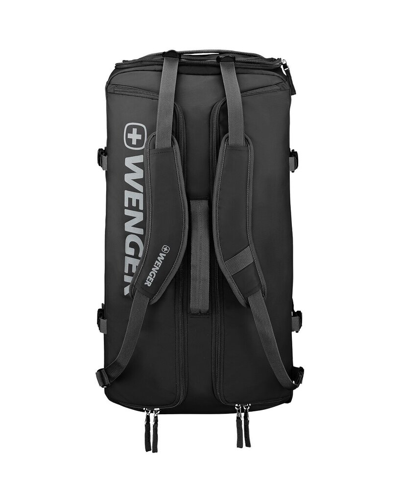 Urheilulaukku Wenger, XC Hybrid 3-Way Carry Duffel, 61l, musta hinta ja tiedot | Urheilukassit ja reput | hobbyhall.fi