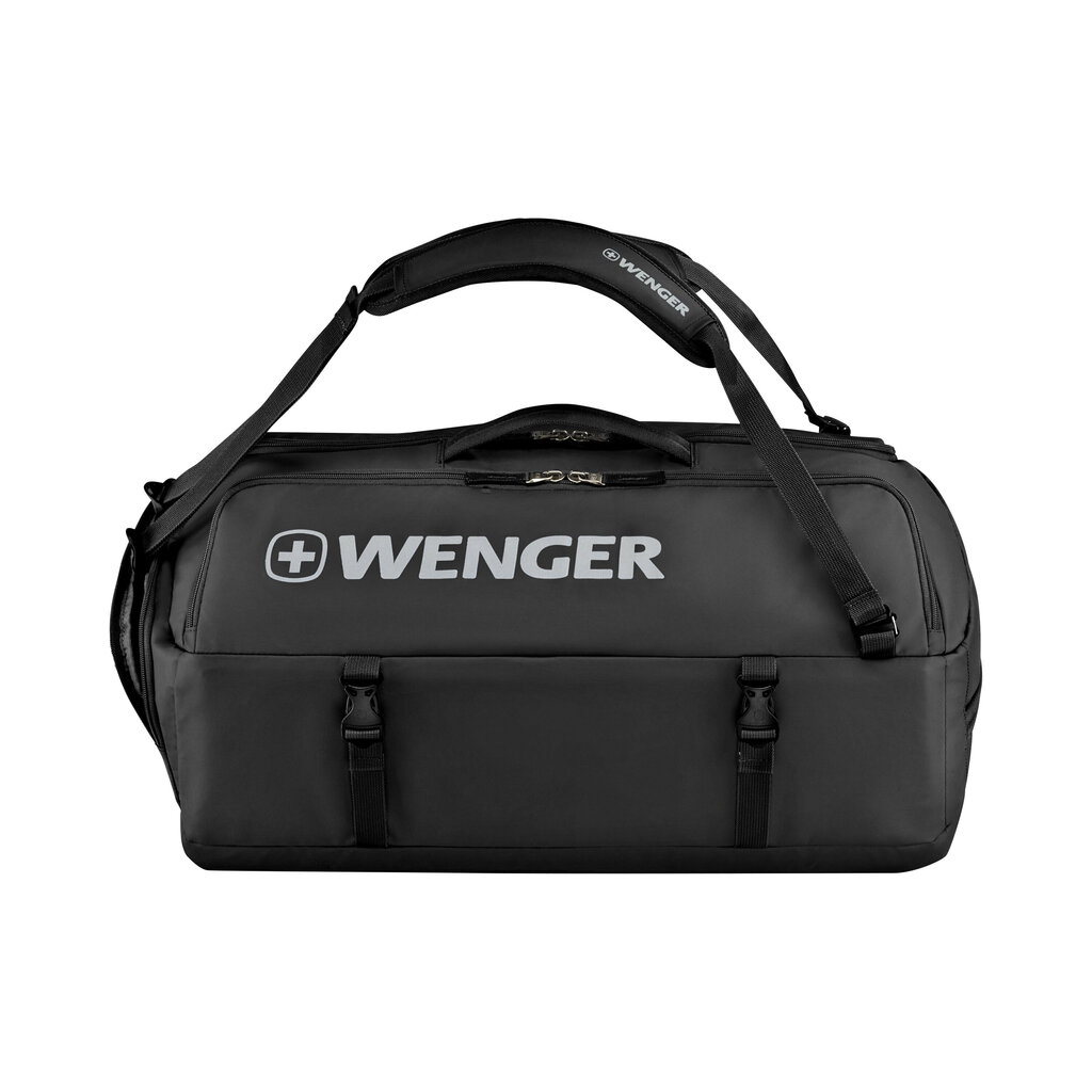 Urheilulaukku Wenger, XC Hybrid 3-Way Carry Duffel, 61l, musta hinta ja tiedot | Urheilukassit ja reput | hobbyhall.fi