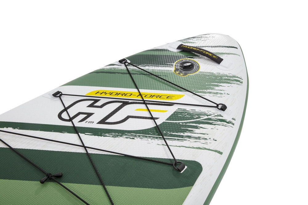 Puhallettava melontalaudan Sup Hydro-Force 305x84x12cm vihreä, Bestway 65308 hinta ja tiedot | Veneet ja kajakit | hobbyhall.fi