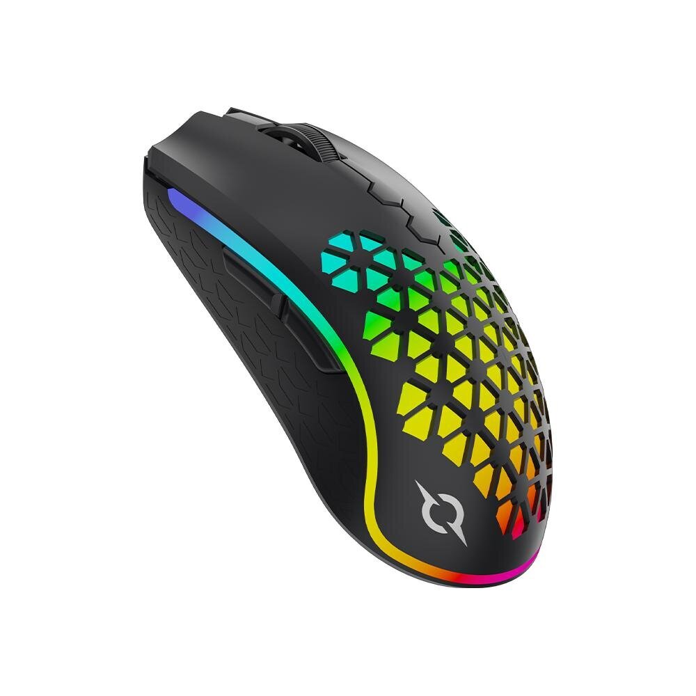 AQIRYS Gaming Mouse Dual Mode: Wirelles+Wired POLARIS musta hinta ja tiedot | Hiiret | hobbyhall.fi