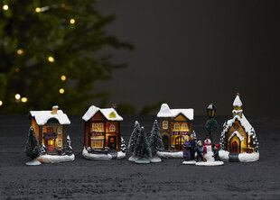 LED jouluvalokoristeet paristoilla 12 kpl. 0,07W 60x10cm Birmingham 992-10 hinta ja tiedot | Joulukoristeet | hobbyhall.fi