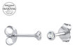 Silvego Hopeiset korvakorut Swarovski Zirkonia SILVEGO706025W sSL3468 hinta ja tiedot | Korvakorut | hobbyhall.fi