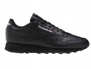 Classic leather reebok 100008494 vīriešiem juoda miehet musta hinta ja tiedot | Miesten kengät | hobbyhall.fi